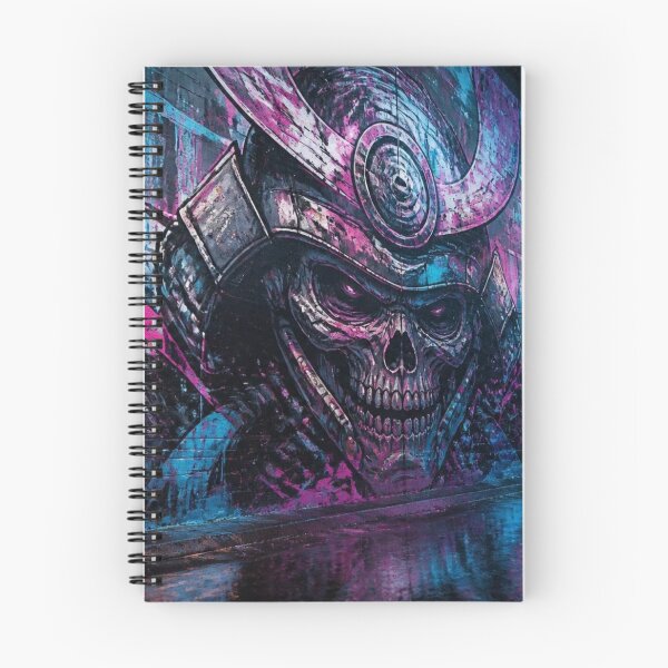 Item preview, Cyberpunk Samurai Wall Mural Graffiti Neon Alley designed and sold by LazyDayzCo.