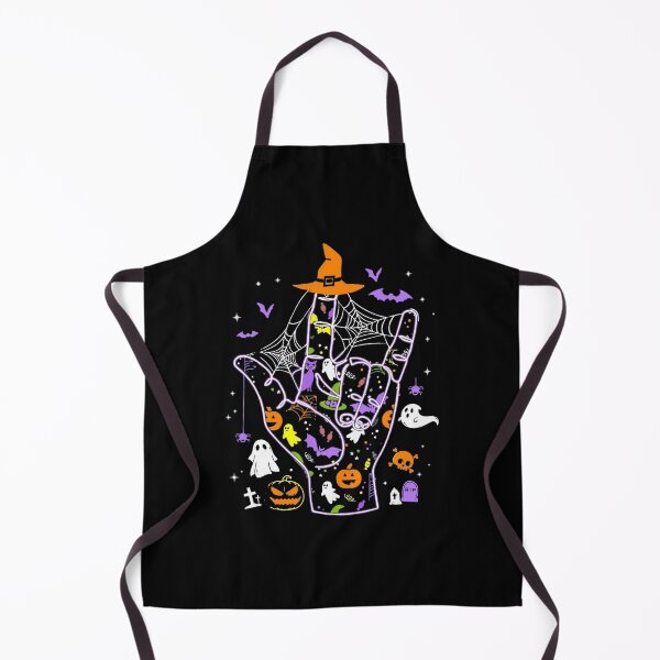 Item preview, Retro ASL Boo Ghost Halloween Hands and Symbols designed and sold by RDGNR.