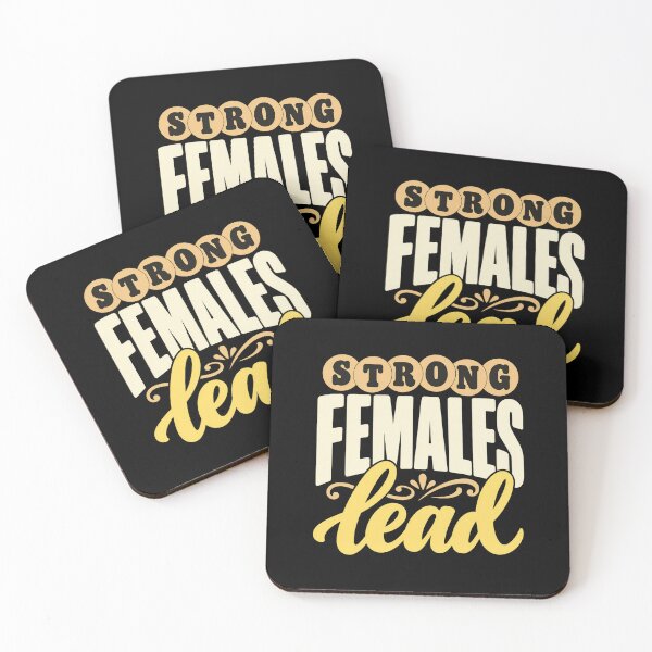 Item preview, Strong Females Lead Empowering Women Quote designed and sold by NicheMuse Studio.