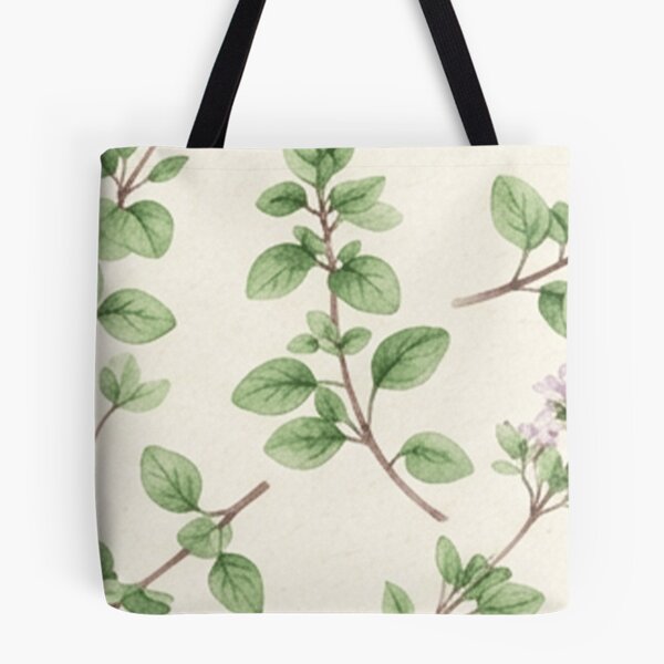 Item preview, Delicate Thyme Herb Botanical Pattern designed and sold by SassyArtistry.