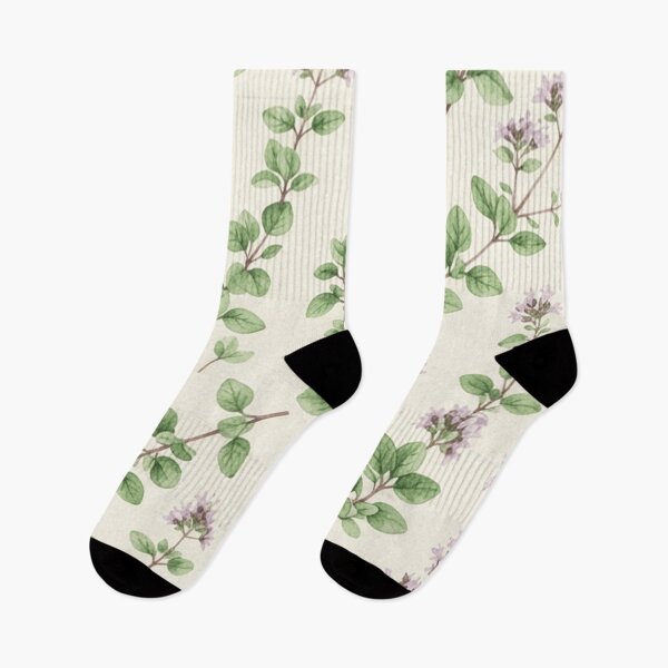 Item preview, Delicate Thyme Herb Botanical Pattern designed and sold by SassyArtistry.