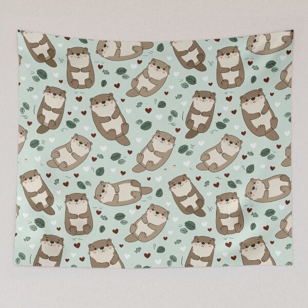 Item preview, Cute Otters designed and sold by ArtfulAdv.