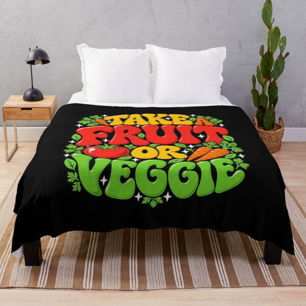 Item preview, Take a Fruit or Veggie Retro Healthy Eating designed and sold by DesignStitchery.