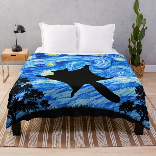 Item preview, Funny Sugar Glider Starry Night Painting Moon Star Zoo Boys Girls designed and sold by FurryHavenPH.