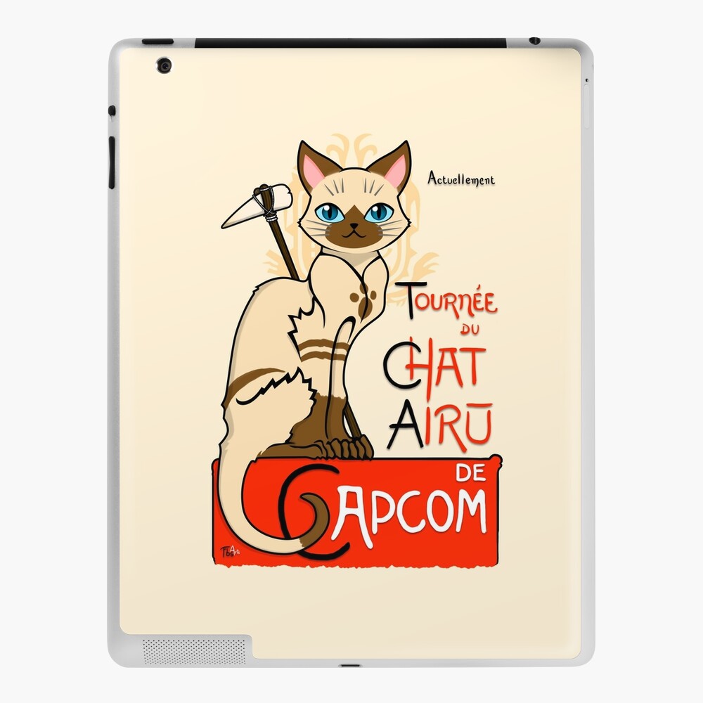 Monster Hunter Felyne Chat Ipad Case Skin By Fbsarts Redbubble