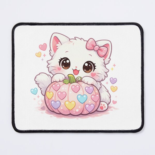 Item preview, Pastel Heart Pumpkin Kitty designed and sold by Sommium .