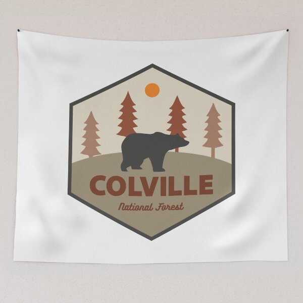 Aperçu de l'œuvre Ours de la forêt nationale de Colville créée et vendue par Esskay Designs.
