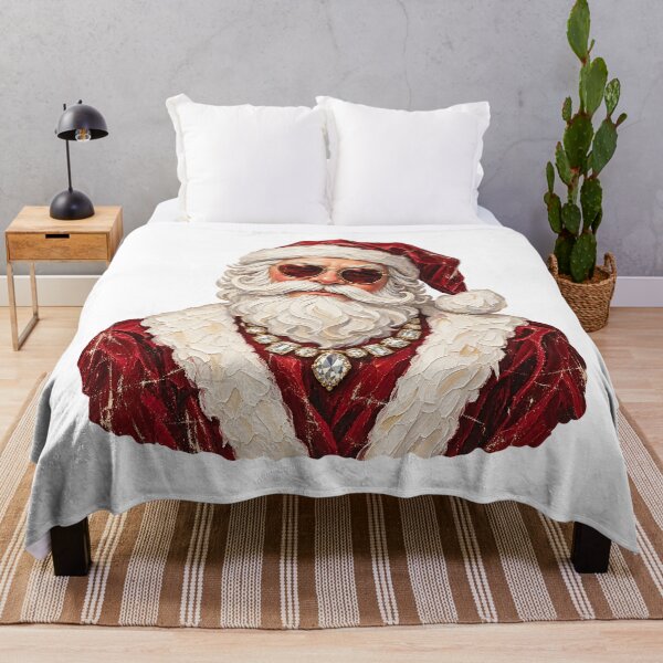 Item preview, Cool Santa Claus Sunglasses Luxury Christmas T-Shirt designed and sold by DesignArtist.ia.