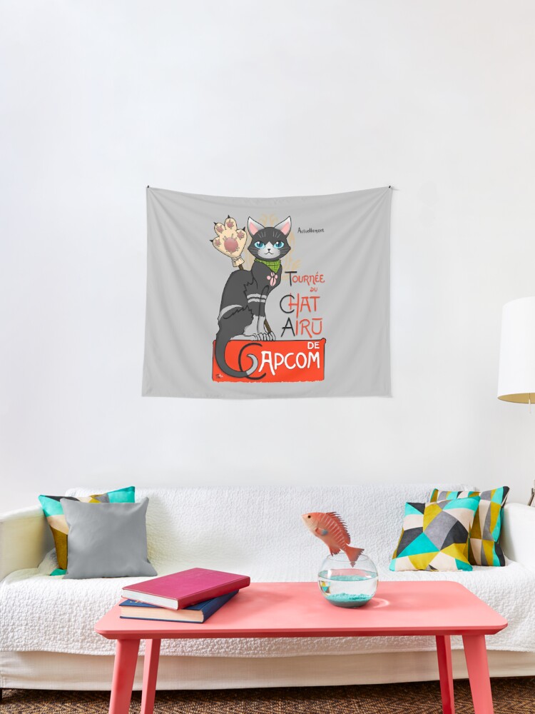 Monster Hunter Melynx Chat Tapestry By Fbsarts Redbubble