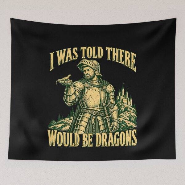 Item preview, Dragon Disappointment in a Funny Fantasy Saying designed and sold by elderberry.