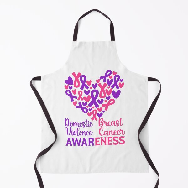 Item preview, Domestic Violence Breast Cancer Awareness Heart Support designed and sold by OddPopARt.