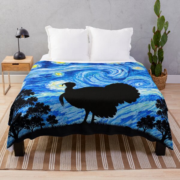 Item preview, Funny Turkey Starry Night Painting Moon Star Zoo Boys Girls designed and sold by FurryHavenPH.