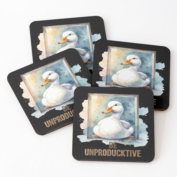 Item preview, Be Unproductive – The Art of Doing Nothing in Watercolors designed and sold by LiskoDesign.