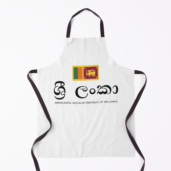 Item preview, Sri Lanka Flag with Sinhala Script | Democratic Socialist Republic of Sri Lanka designed and sold by Merch by Das Design Studio.
