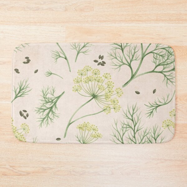 Item preview, Delicate Dill Herb Botanical Pattern designed and sold by SassyArtistry.