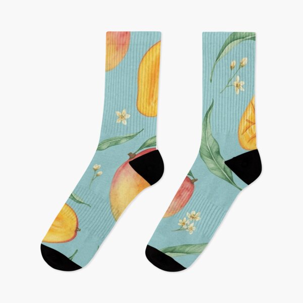Item preview, Watercolor Mango Tropical Fruit Pattern designed and sold by SassyArtistry.