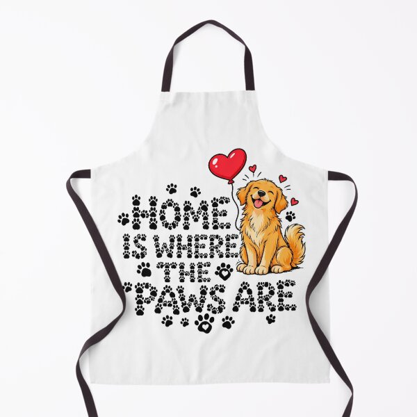 Item preview, Home Paws Happy Retriever Art Dog Owner designed and sold by chattsuede.