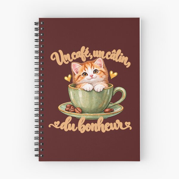 Item preview, Un café, un câlin, du bonheur – T-shirt chaton dans une tasse designed and sold by NinaCreator.