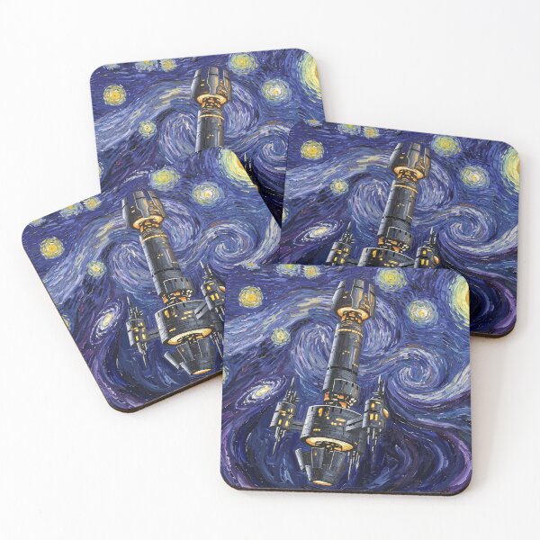 Item preview, The Watchtower Starry Night Space Station designed and sold by Bad-Decisions-Designs.
