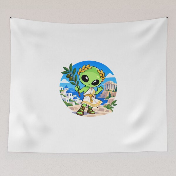 Item preview, Greek Alien | Greece & Mediterranean designed and sold by fedetrev.