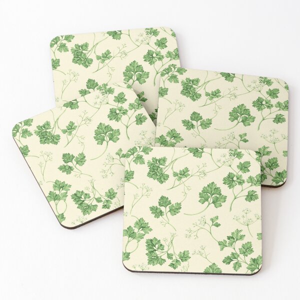 Item preview, Fresh Parsley Botanical Herb Pattern designed and sold by SassyArtistry.