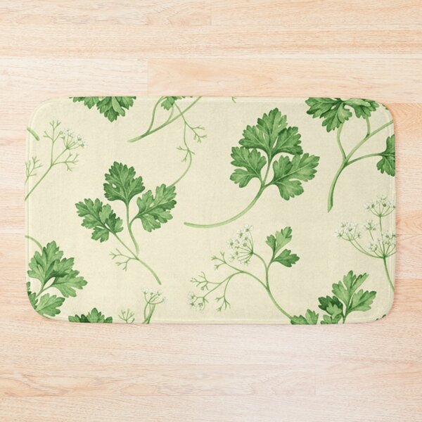 Item preview, Fresh Parsley Botanical Herb Pattern designed and sold by SassyArtistry.