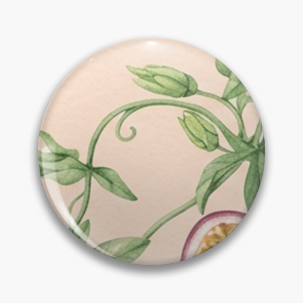 Artikelvorschau, Aquarell-Passionsfrucht-Blumenmuster entworfen und verkauft von SassyArtistry.
