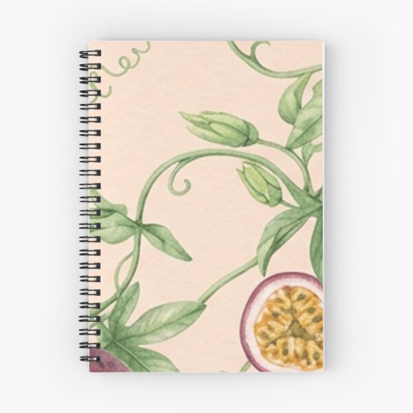 Item preview, Watercolor Passion Fruit Floral Pattern designed and sold by SassyArtistry.