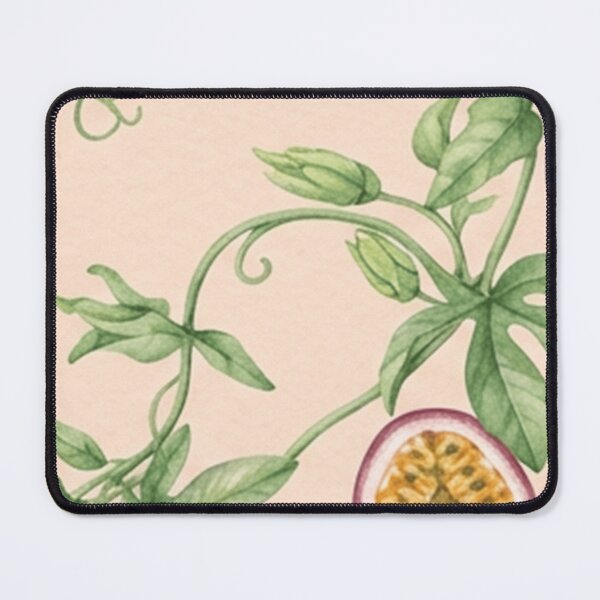 Item preview, Watercolor Passion Fruit Floral Pattern designed and sold by SassyArtistry.