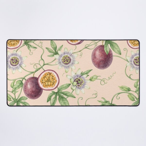 Item preview, Watercolor Passion Fruit Floral Pattern designed and sold by SassyArtistry.
