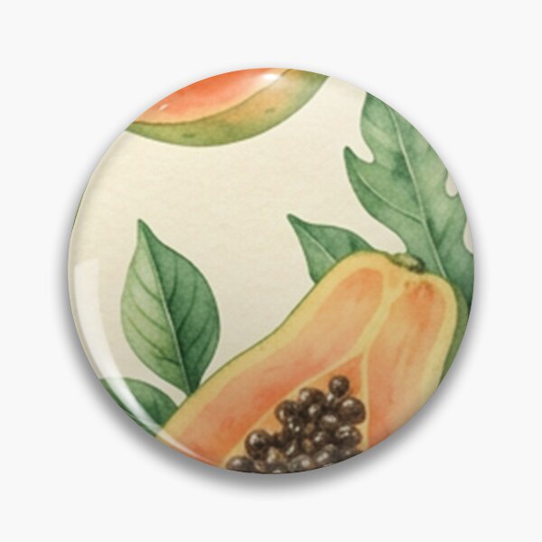 Artikelvorschau, Aquarell-Papaya-Tropenfruchtmuster entworfen und verkauft von SassyArtistry.