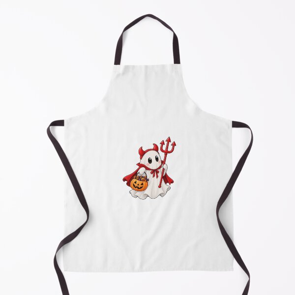 Item preview, Cute Ghost in Devil Costume Trick or Treating designed and sold by Seasons & Reasons.