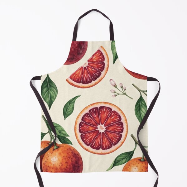 Item preview, Watercolor Blood Orange Citrus Pattern designed and sold by SassyArtistry.