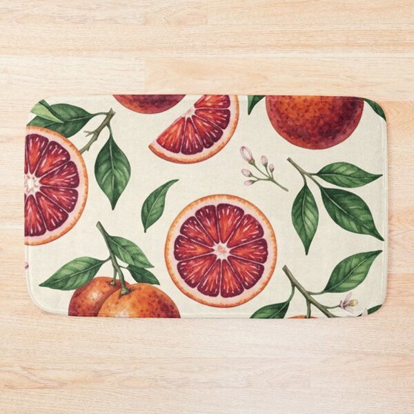 Item preview, Watercolor Blood Orange Citrus Pattern designed and sold by SassyArtistry.