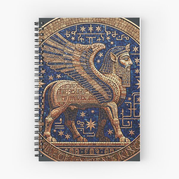 Item preview, Lamassu Guardian: Ancient Kingdoms - Mesopotamian Mosaic Art designed and sold by codex antique.