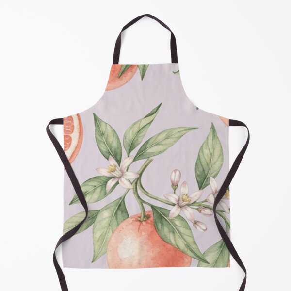 Item preview, Watercolor Pink Grapefruit Citrus Pattern designed and sold by SassyArtistry.
