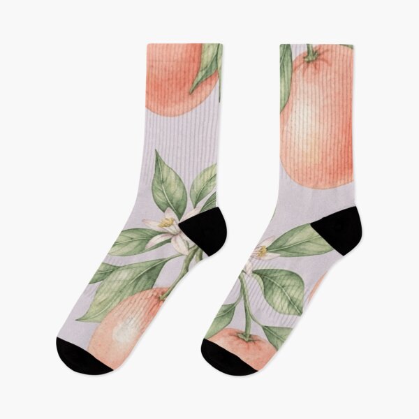 Aperçu de l'œuvre Motif aquarelle de pamplemousse rose et d'agrumes créée et vendue par SassyArtistry.