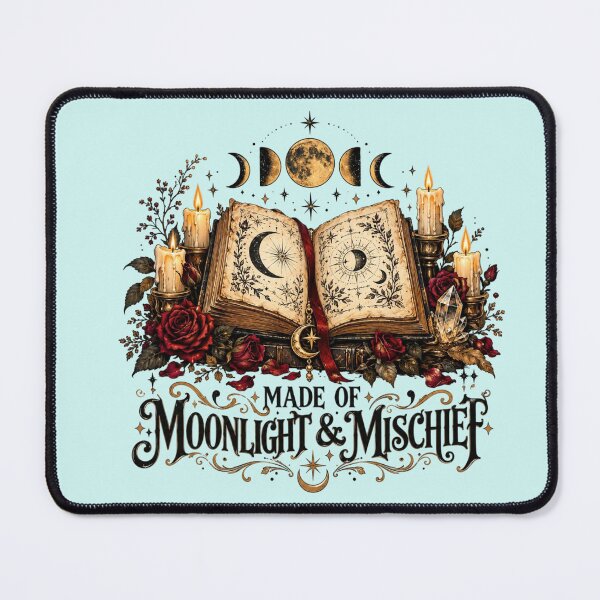 Item preview, Made of Moonlight & Mischief – Vintage Witchy Spellbook Gothic Celestial Halloween Design designed and sold by Sanika arts .