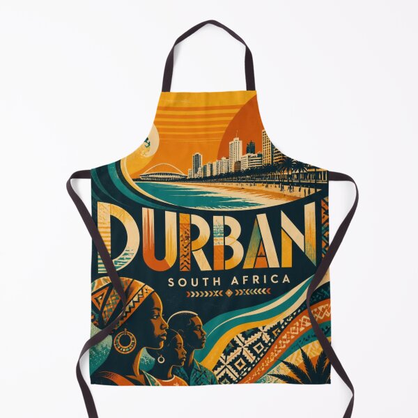 Artikelvorschau, Vintage-Reiseposter zu Durban, Südafrika entworfen und verkauft von Timeless Design.
