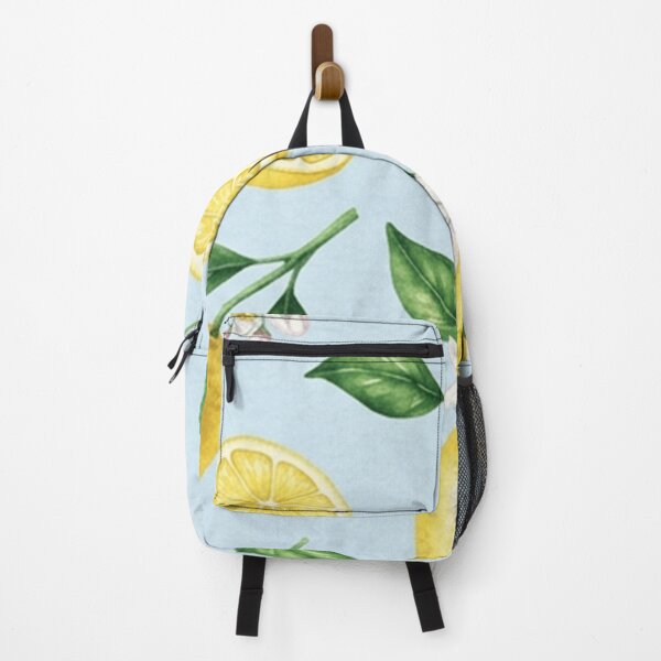 Aperçu de l'œuvre Motif botanique d'agrumes citron à l'aquarelle créée et vendue par SassyArtistry.
