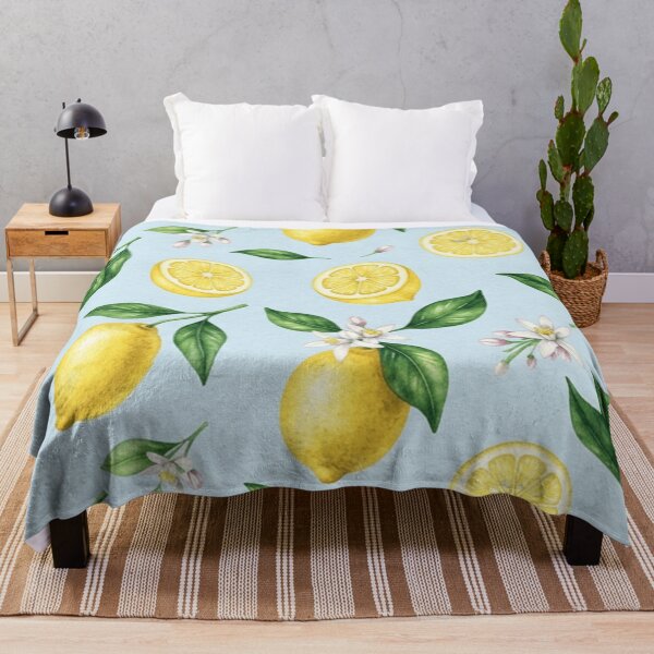 Item preview, Watercolor Lemon Citrus Botanical Pattern designed and sold by SassyArtistry.