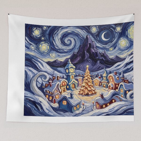 Artikelvorschau, Whoville Starry Night Christmas Tree entworfen und verkauft von Bad-Decisions-Designs.