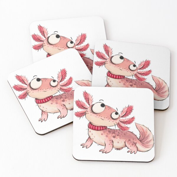 Item preview, Axolotl in a Tiny Knit Collar designed and sold by The-Art-of-D.