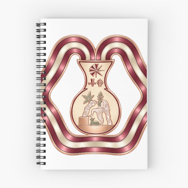 Item preview, Winged Emblem Medallion Burgundy, Ivory & Gold designed and sold by namreto.