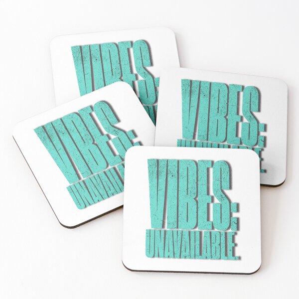 Item preview, Vibes: Unavailable Funny Introvert Retro Typography Design designed and sold by Per My Last Nerve Studio.
