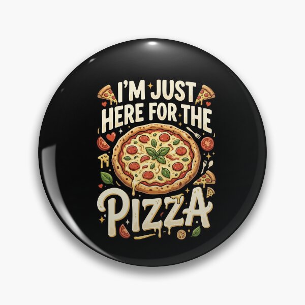 Item preview, Anti-Dating & Relationship I’m Just Here For The Pizza Gift for Singles designed and sold by AmeliaShirts.