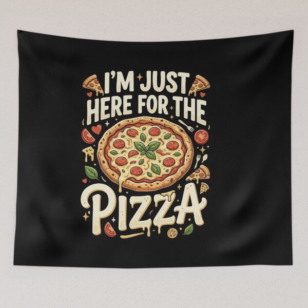 Item preview, Anti-citas y relaciones Solo estoy aquí por la pizza Regalo para solteros designed and sold by AmeliaShirts.