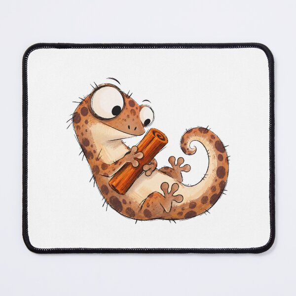 Item preview, Gecko Hugging a Cinnamon Stick designed and sold by The-Art-of-D.
