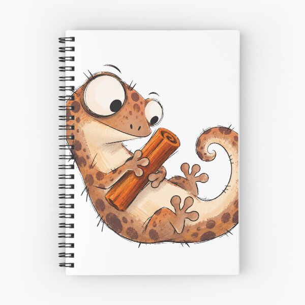 Item preview, Gecko Hugging a Cinnamon Stick designed and sold by The-Art-of-D.