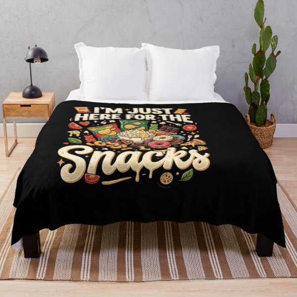 Artikelvorschau, Anti-Dating & Beziehungsratgeber: Ich bin nur wegen der Snacks hier – Das Lebensgeschenk für Singles entworfen und verkauft von AmeliaShirts.